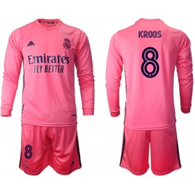 Fußballtrikots Real Madrid Toni Kroos 8 Kinder 2020-2021 Langarm Auswärts-trikot kaufen